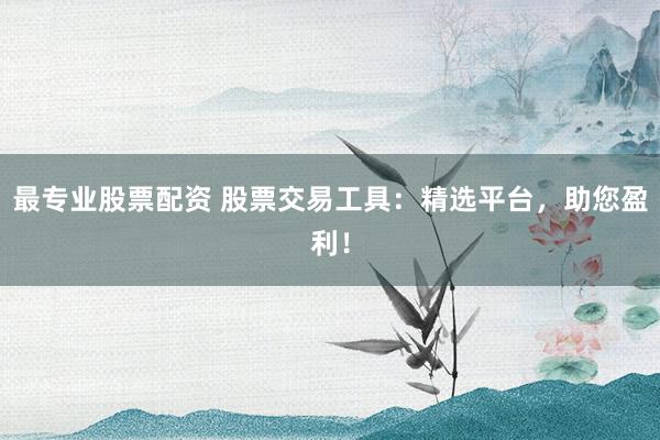 最专业股票配资 股票交易工具：精选平台，助您盈利！