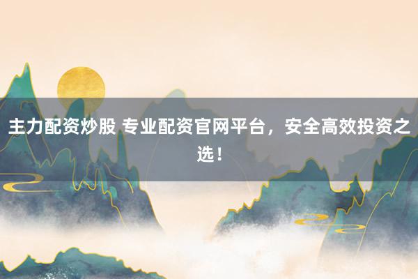 主力配资炒股 专业配资官网平台，安全高效投资之选！