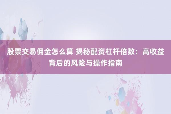 股票交易佣金怎么算 揭秘配资杠杆倍数：高收益背后的风险与操作指南
